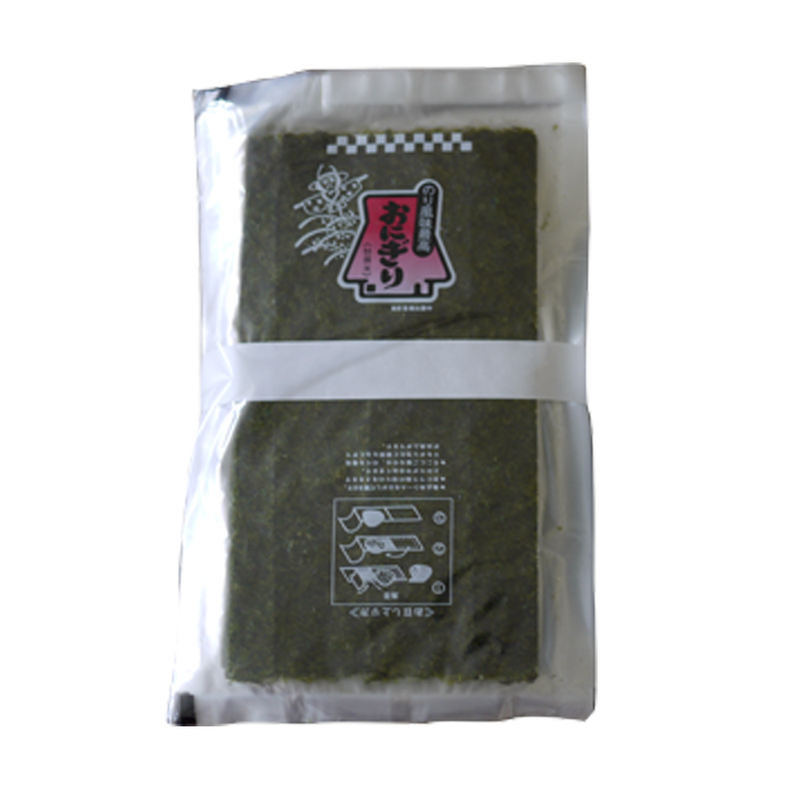 Aki Onigiri Nori (Single Use Toasted Seaweed for Onigiri Sushi)
