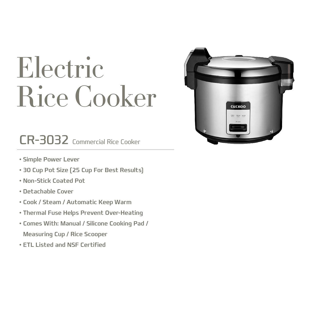 Cuckoo 10-Cup Electric Rice Cooker