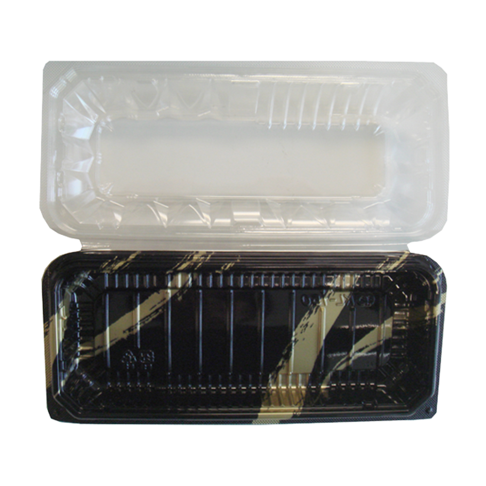 Sushi Box with lid KL-150 (Long) 50pc